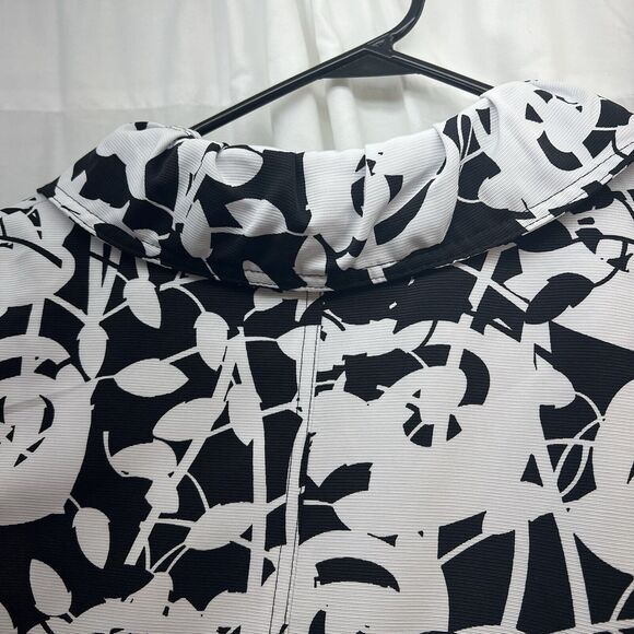 TanJay Black & White Large Floral Jacket Size 16W/XL - Picture 12 of 12